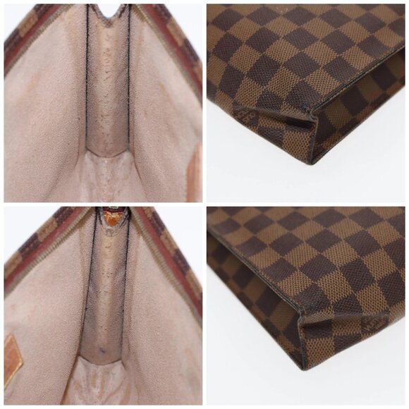 LOUIS VUITTON Damier Ebene Poche Toilette 26 Pouch - Picture 12 of 15